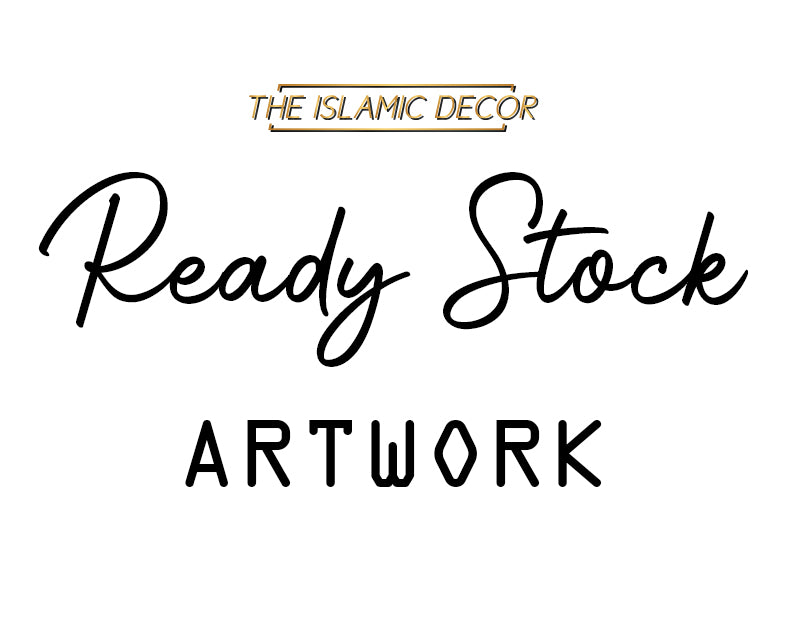Ready Stock - Hasbunallah White Frame Mirror Exclusive