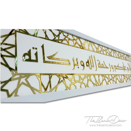 Ready Stock - 3D Lite - Assalamualaikum with Border