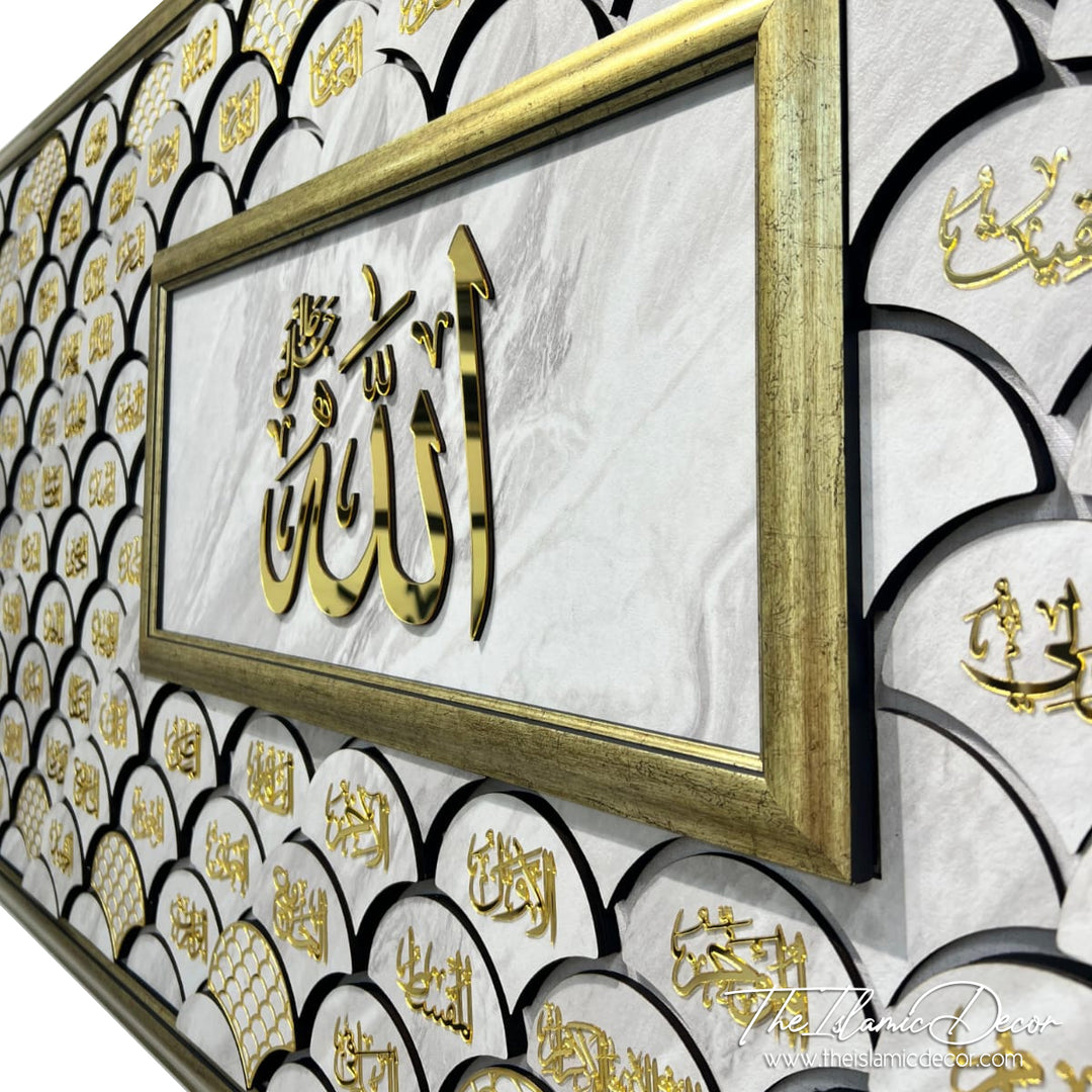Ready Stock Premium- Asmaul Husna - The Scallop Series