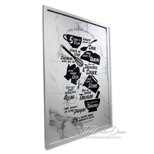 Ready Stock - Printed Series Lite - The Recipe For Life (20inch by 31inch)