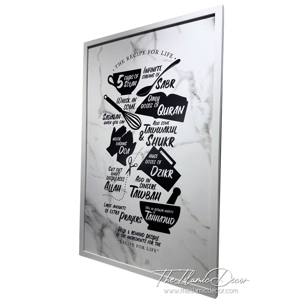 Ready Stock - Printed Series Lite - The Recipe For Life (20inch by 31inch)