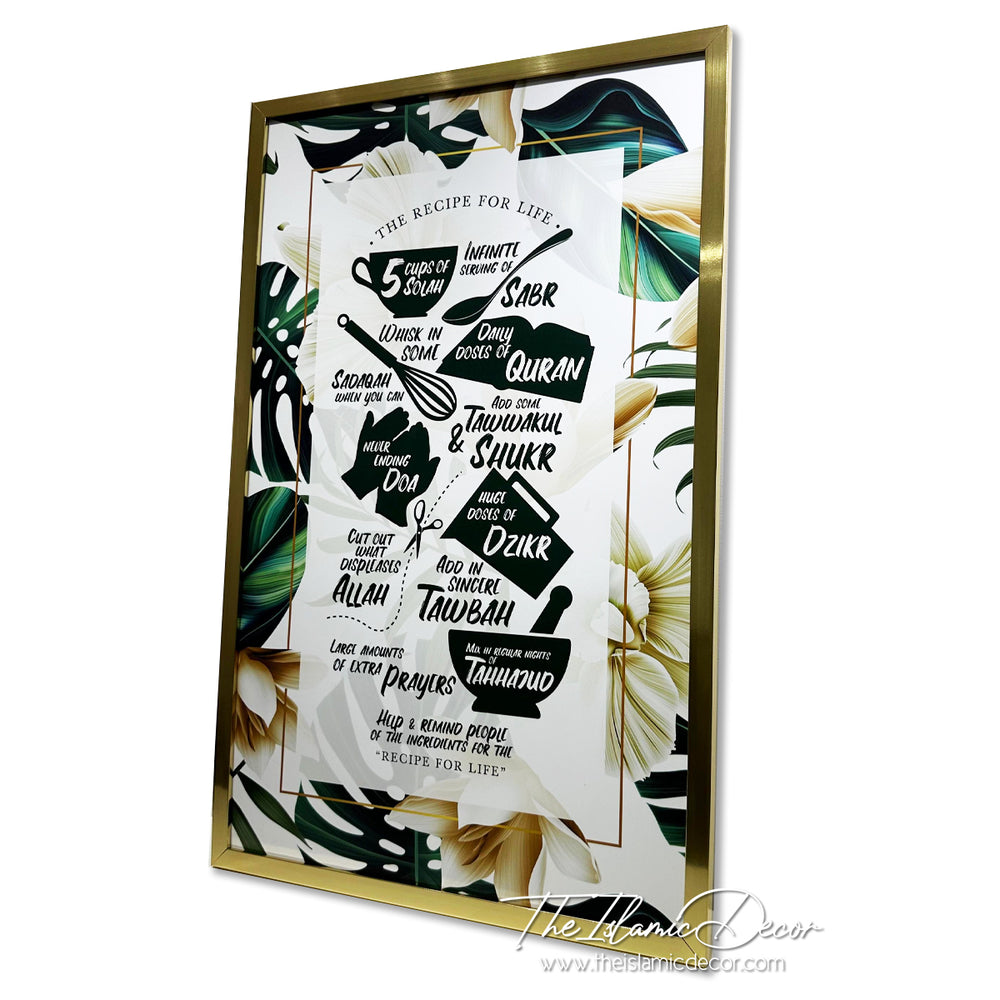 Ready Stock - Printed Series Lite - The Recipe For Life (20inch by 31inch)
