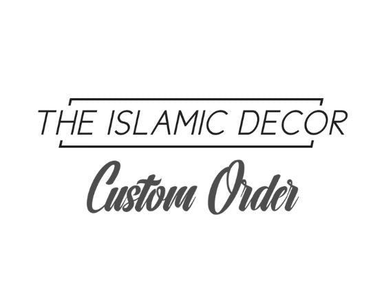 Custom Order - 4Qul with Translation (90" Wide)