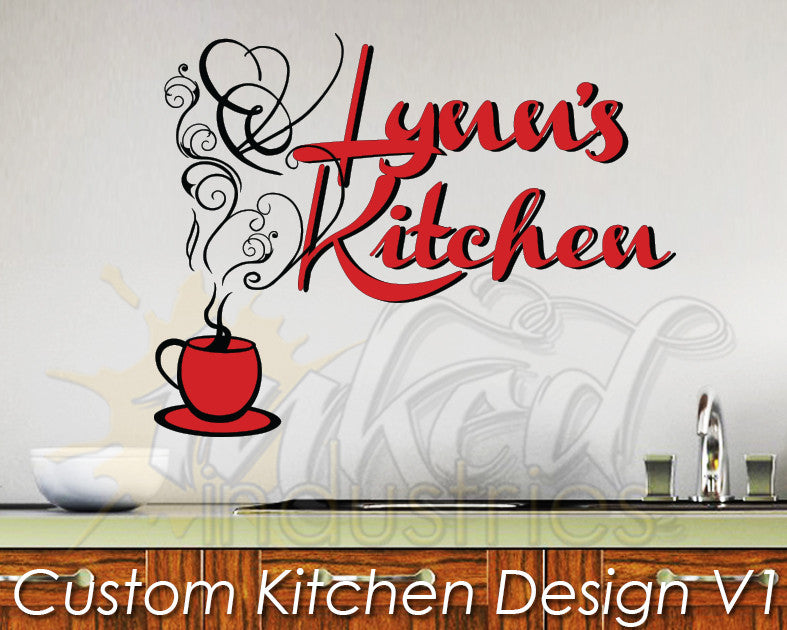 Custom Kitchen Design Version 1 Wall Decal - The Islamic Decor - 1