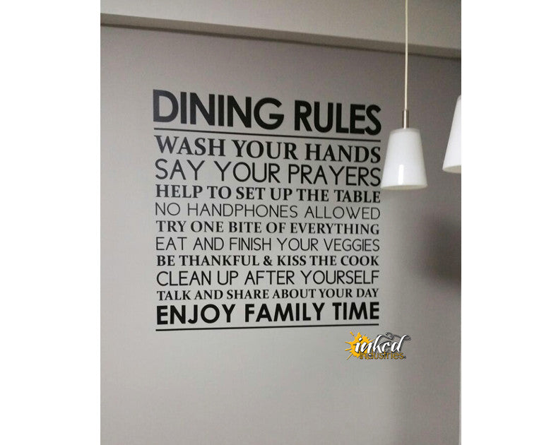 Dining Design Version 02 Decal - The Islamic Decor - 5