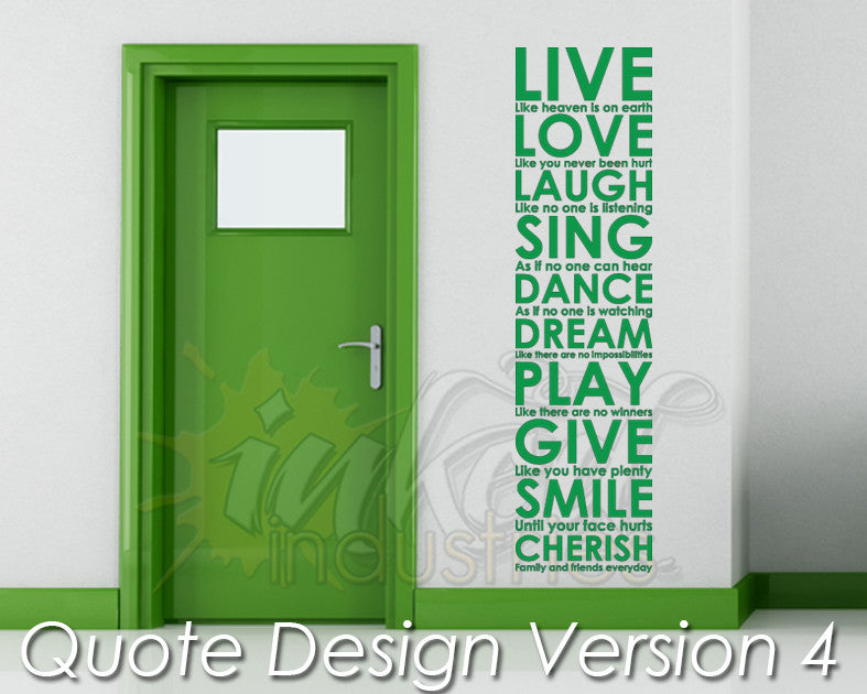 Quote Design Version 04 Decal - The Islamic Decor - 1