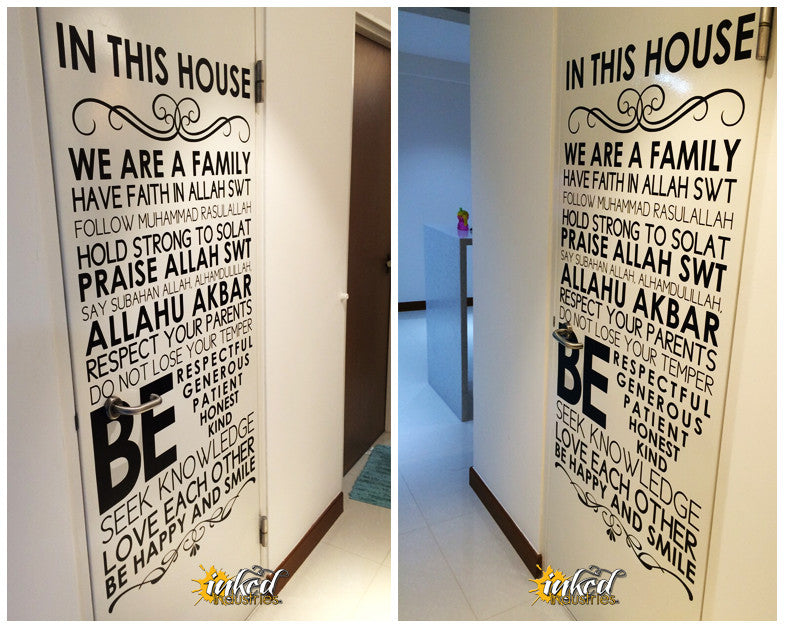Quote Design Version 06 Decal - The Islamic Decor - 7