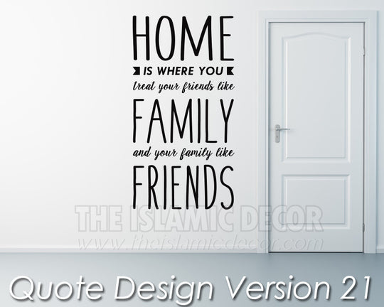Quote Design Version 21 Decal - The Islamic Decor - 1