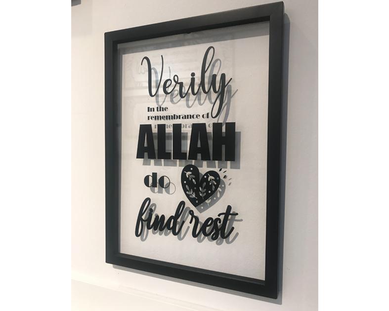 A' Size Frame Acrylic - Verily v2