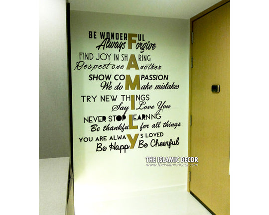 Quote Design Version 22 Decal - The Islamic Decor - 3